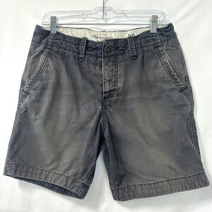 ABERCROMBIE & FITCH Gray‎ Distressed Shorts Mens 30 2000s Y2K Skater Grunge